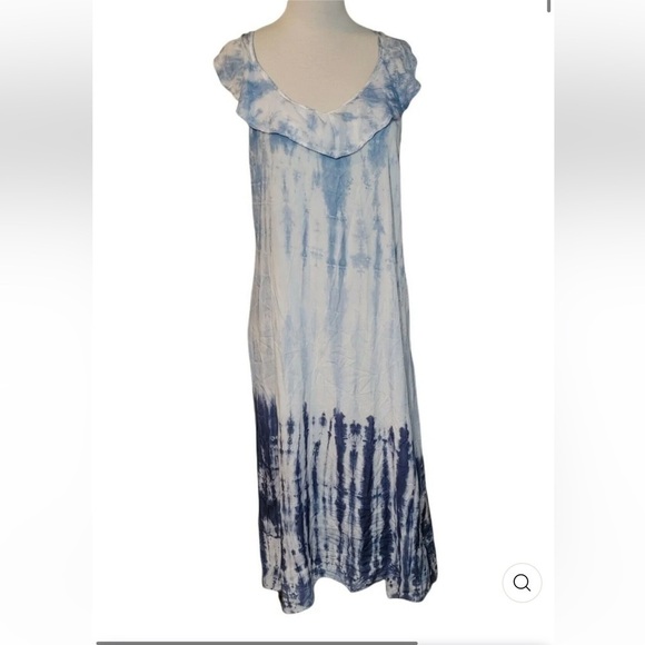 Nwt Raviya Tie Dye Open Back Sleeveless Maxi Dress - Picture 1 of 9